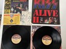 1977 KISS Alive II Tattoos Booklet Army Mailer 2 LP Vinyl Records Vintage 7076