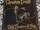 Christian Death Only Theatre of Pain Vinyl Signed Rozz Williams OOP Rare