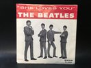 RARE The BEATLES She Loves You 45 RPM Vinyl Record [SWAN S-4152] Picture Sleeve