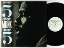 Thelonious Monk Quintet - 5 By Monk By 5 LP - Riverside - OJC-362