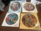 Qty 4 Lady And The Tramp 12” Picture Disc Disney Vinyl LP & Snow White Pinocchio