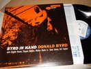 DONALD BYRD : BYRD IN HAND LP 1985 BLUE NOTE BST 84019 FRANCE +OIS+INSERT