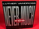 LUTHER VANDROSS Never Too Much Remix '89 1989 UK 3-track 12