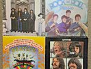 4 The Beatles LP Album Jackets Only: Hey Jude Rock'n'Roll Sgt. Pepper Let It Be