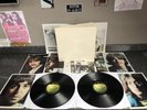 2LP VINYL THE BEATLES WHITE ALBUM C/W POSTER & PICS 1978 PCS 7067 8 EX+/EX+