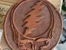 Rare Grateful Dead Sign Carving Sculpture From Employee Estate. 1986