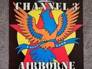 CHANNEL 3 Airborne LP  Enigma 1984 12” Vinyl Vintage Punk VG+