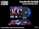 Stray Kids Karma Vinyl LP Clear Sapphire Photo Card Poster New Sealed