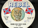 HEAR Johnny Rebel 45 Kajun / Lookin For A Handout REBEL 504 country honky tonk