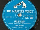 Elvis Presley 78 Love Me tender / Any Way You Want Me HMV 253 UK rockabilly