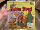 Walt Disney's: Robin Hood with Book   Vinyl LP   #3810   1973
