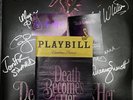 CAST SIGNING DEATH BECOMES HER ORIGINAL BROADWAY REC 2LP + First Preview Gifts