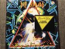 DEF LEPPARD HYSTERIA 1987 LP MERCURY PRINT VINTAGE VINYL 12TRX w/HYPE STICKER