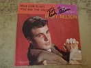 AUTOGRAPHED 1960s VG+ Ricky Nelson  You Are The Only One SLEEVE ONLY 45