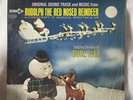 RUDOLPH THE RED NOSE REINDEER Burl Ives DECCA '65 TV Soundtrack vinyl LP shrink