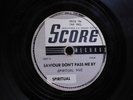 Spiritual Five Black Gospel 78 Saviour Dont Pass Me By bw Precious Lord on Score