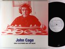 John Cage - Early Electronic And Tape Music LP - Sub Rosa Belgium Ltd. VG+