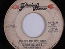 Funk 45 GLORIA WALKER & THE CHEVELLES You Hit The Spot Baby FLAMING ARROW HEAR d