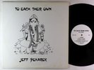 Jeff Pekarek - To Each Their Own LP - Private Folk Psych VG+