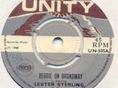 Lester Sterling / The Clique  - Reggie On Broadway / Love Can Be Wonderful (7