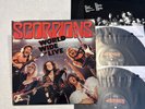 SCORPIONS World Wide Live 1985 1st PRESS NM TRANSLUCENT BROWN Stunner.