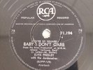 ELVIS PRESLEY BABY I DON'T CARE 78RPM SOUTH AFRICAN RCA 71.194