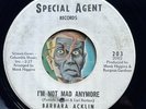 HEAR Barbara Acklin 45 I'm Not Mad Anymore / Nobody Cares EX CLEAN VG++
