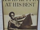 DAVID RUFFIN - AT HIS BEST - **SIGNED** PROMO UK LP STML 12079 - 1977 - NM/VG+