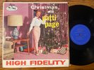 Christmas With Patti Page LP Mercury Wing Mono Holiday Classic EX