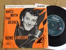 Gene Vincent & His Blue caps: Race with The Devil; VG+ EP 7” Vinyl Free UK Post