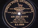Ackté. Gounod (Faust - air des bijoux). G&T 33528 (10
