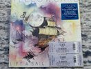 Autographed YELLOWCARD Lift A Sail Vinyl LP Blue Multi Color Swirl Record 2014