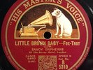 SCHELLACK The Savoy Orpheans Thats My Hap-Hap-Happiness / Little Brown Baby
