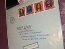 FREE LIVE  LP WHITE LABEL PROMO A&M RECORDS 4306 FLIPBACK TUCK IN BACK COVER VG+