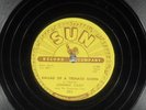 78 RPM Johnny Cash, Sun 283 Ballad of Teenage Queen, V-/V+ Rockabilly - Country