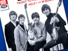 RARE COVER ORIGINAL 1966 BLUE LABEL LES BEATLES HELP EP 7