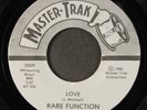 RARE FUNCTION: love / something to do MASTER-TRAK 7