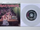 Iron Maiden: Twilight Zone / Wrathchild SOLID LABEL 7” CLEAR Vinyl Single Record