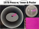 Queen Jazz LP Elektra 1978 VG+ Vinyl 1st US Press Bicycle Race Poster Inner #04p