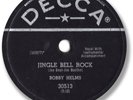 Rare 1958 BOBBY HELMS Christmas Rock’n Roll 78 RPM Record. Jingle Bell Rock
