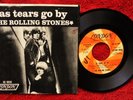 THE ROLLING STONES   AS TEARS GO BY    1965 PROMO 45 AND PICTURE SLEEVE