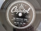 THE CHRISTMAS SONG (Hear in Video) THE KING COLE TRIO 78 RPM   V+