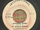 EL APOLLO SOUND - Spinning Wheel / LATIN SOUL BOOGALOO 45 PROMO