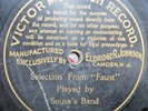 Pre-Dog Victor Monarch 3247 E Johnson-Sousa's Band-78 Scarce1 sided Ca 1902