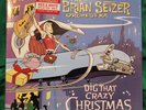 The Brian Setzer Orchestra Dig That Crazy Christmas LP 2019 Red/White Splatter