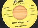 LIGHTNIN' HOPKINS - BOOGIE WOOGIE DANCE / BLUES IS A MIGHTY BAD - SOUL 45 HERALD