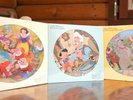 (3) Walt Disney Picture Disc Records: Lady and the Tramp, Snow White, Pinocchio