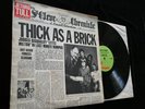 Jethro Tull - Thick As A Brick - UK Vinyl LP - 1st Press Newspaper Sleeve