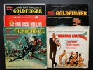 Six 1960s James Bond Soundtrack Albums • Sean Connery Era LPs • John Barry • 007