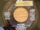 Mandrill - Too Late / Holiday VG+ 1978 Modern Soul 45 RARE